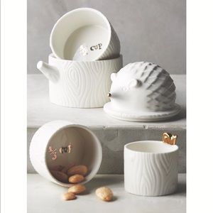 Anthropologie Woodland Hedgehog Measuring Cup Set